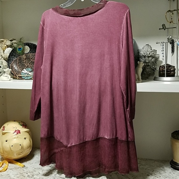 Soft Surroundings Tops - Crushed berry Soft Surroundings Euro tunic